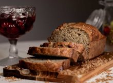 Bizcocho de plátano maduro
